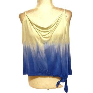 Black Tape Dip Dyed, Ombre Tank Top. New With Tickets. Size XL